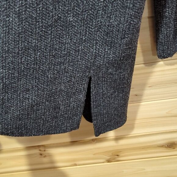 Clara Sun Woo Womens Sweater Large Gray Button Detail - Picture 5 of 10